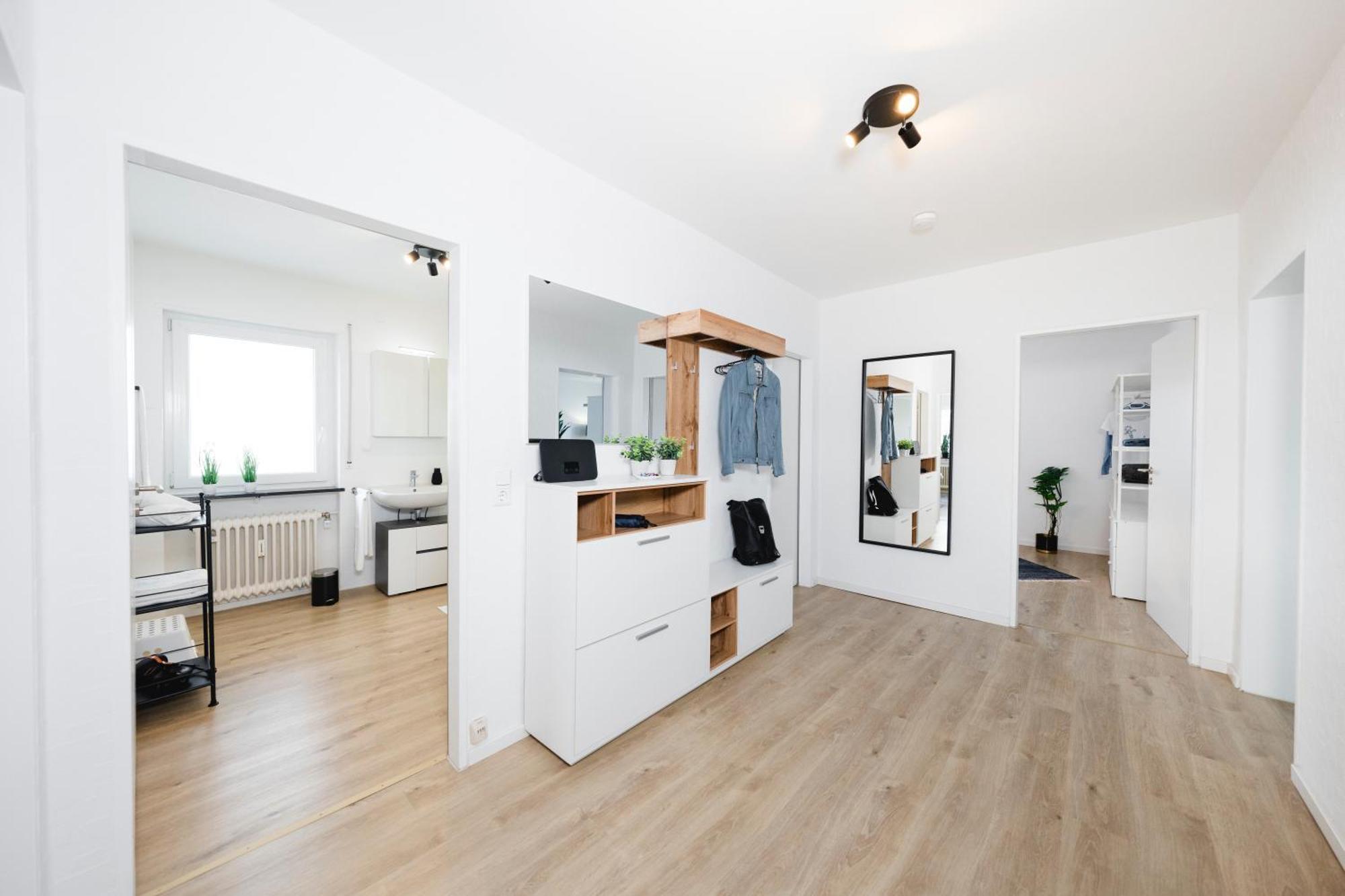 Stadtrand Oase Karlsruhe Mit Balkon Extérieur photo